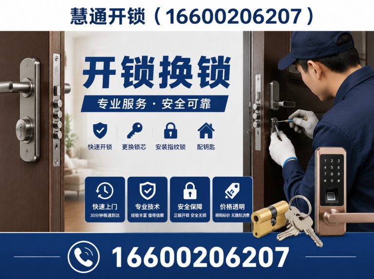 河北区智能锁安装展示图